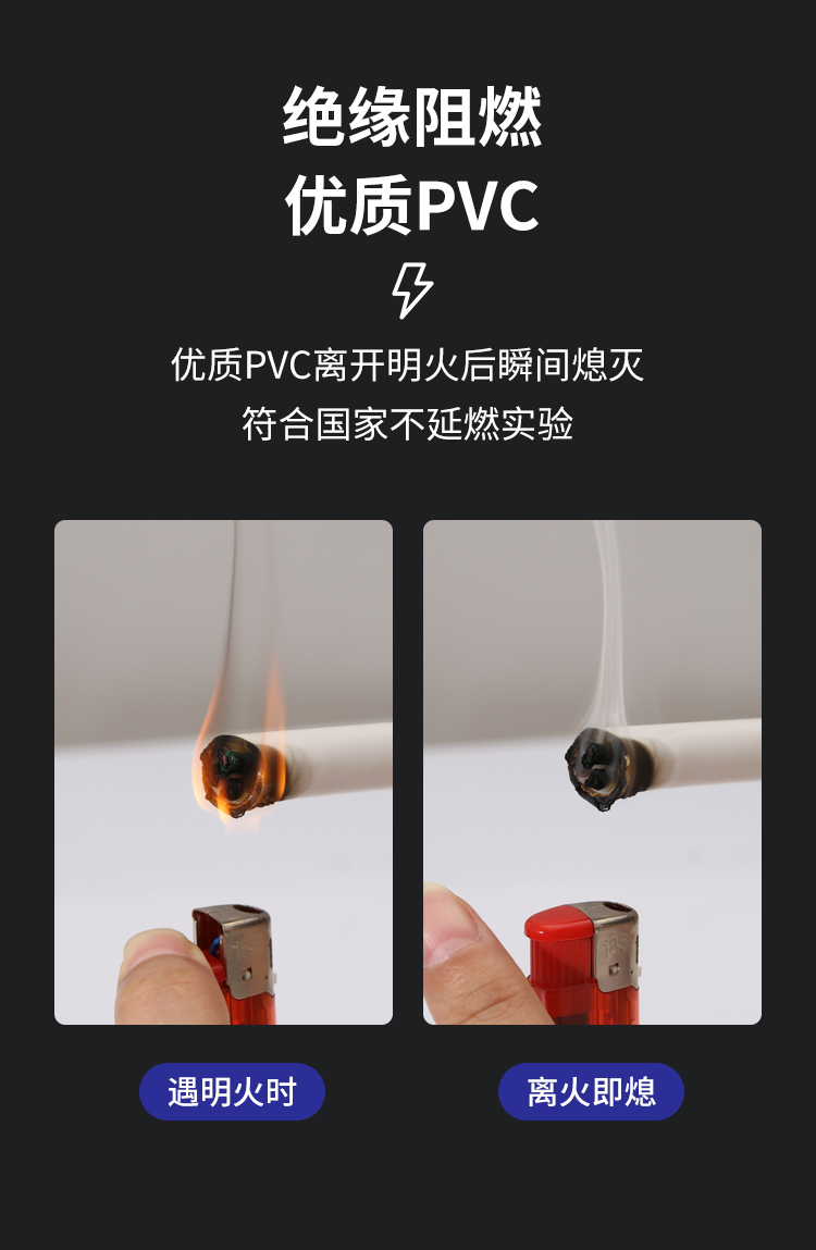 安普RVV電線護(hù)套線2芯國(guó)標(biāo)純銅0.5/0.75/1/1.5/2.5平方電纜電源線