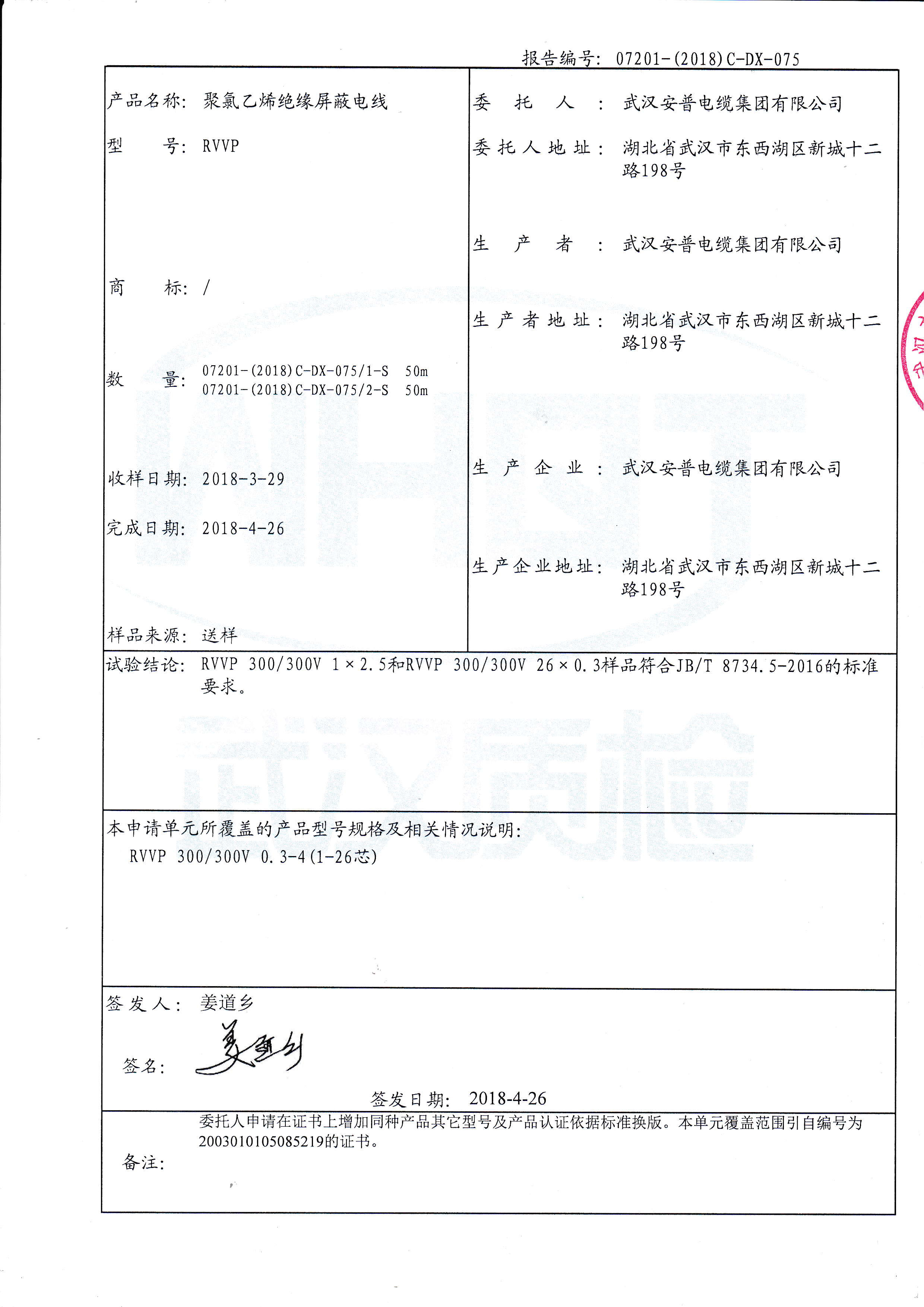 RVVP 300/300V 0.3-4(1-26芯)