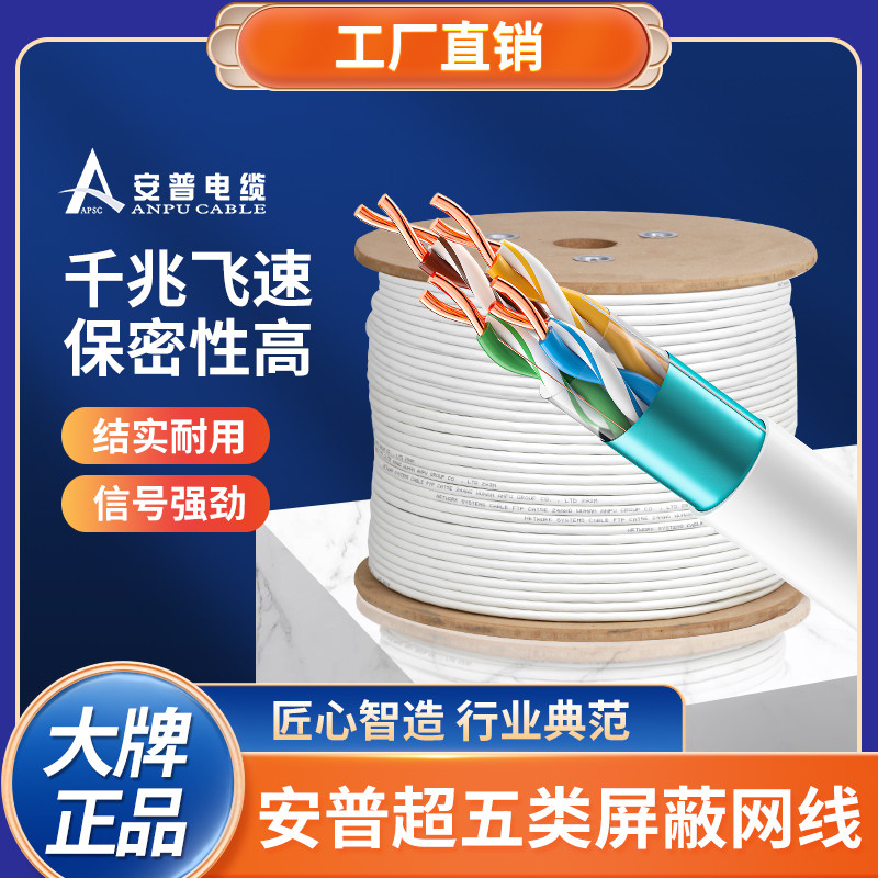 安普超五類(lèi)屏蔽網(wǎng)線(xiàn)